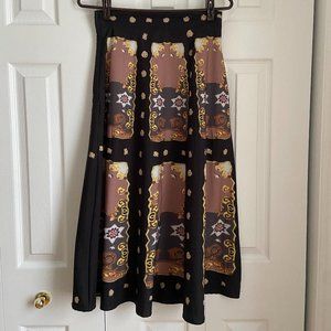 Boho-Inspired A-Line Maxi Skirt – Size Large